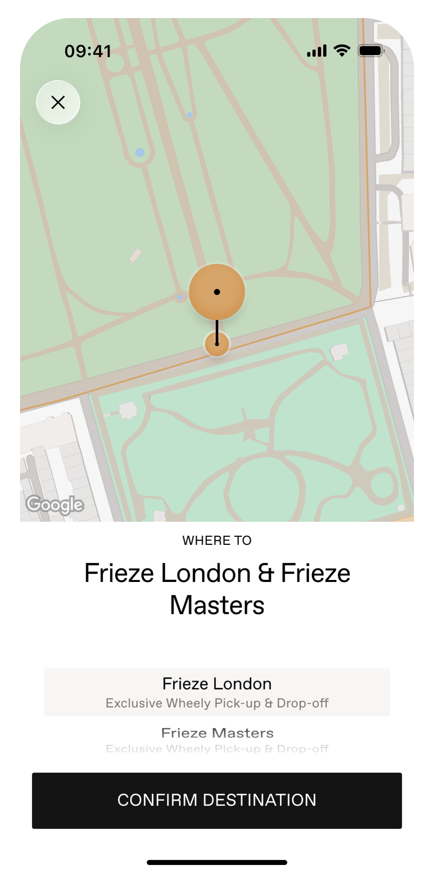 FriezeLondon   Service Picker   Selector
