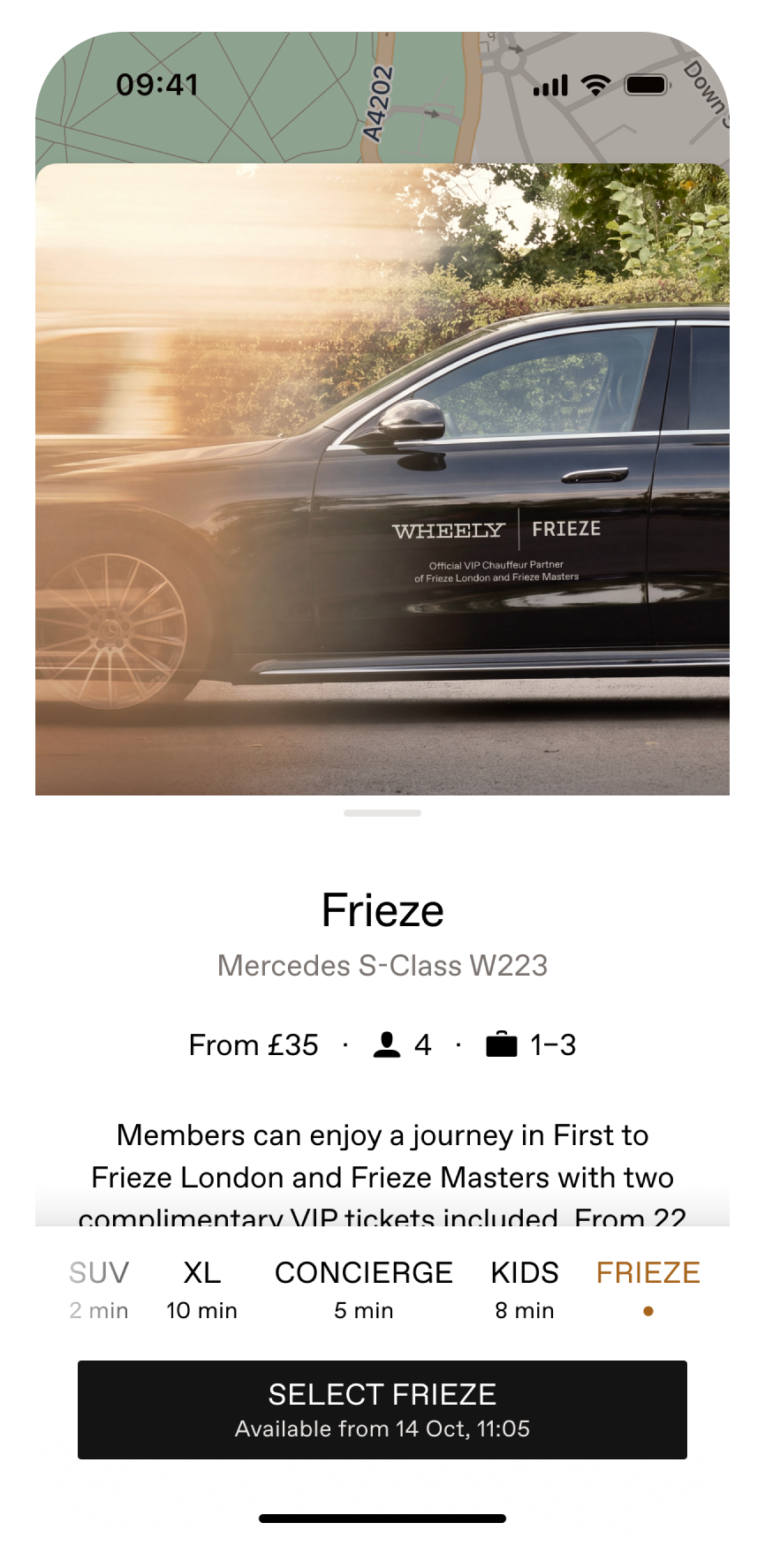 FriezeNYC Service Picker