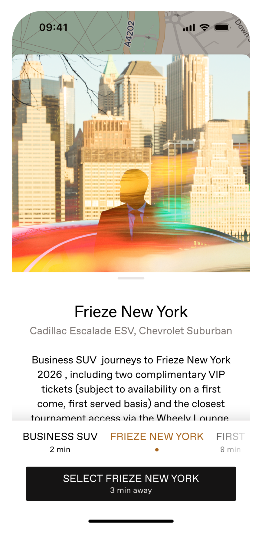 FriezeNYC Service Picker